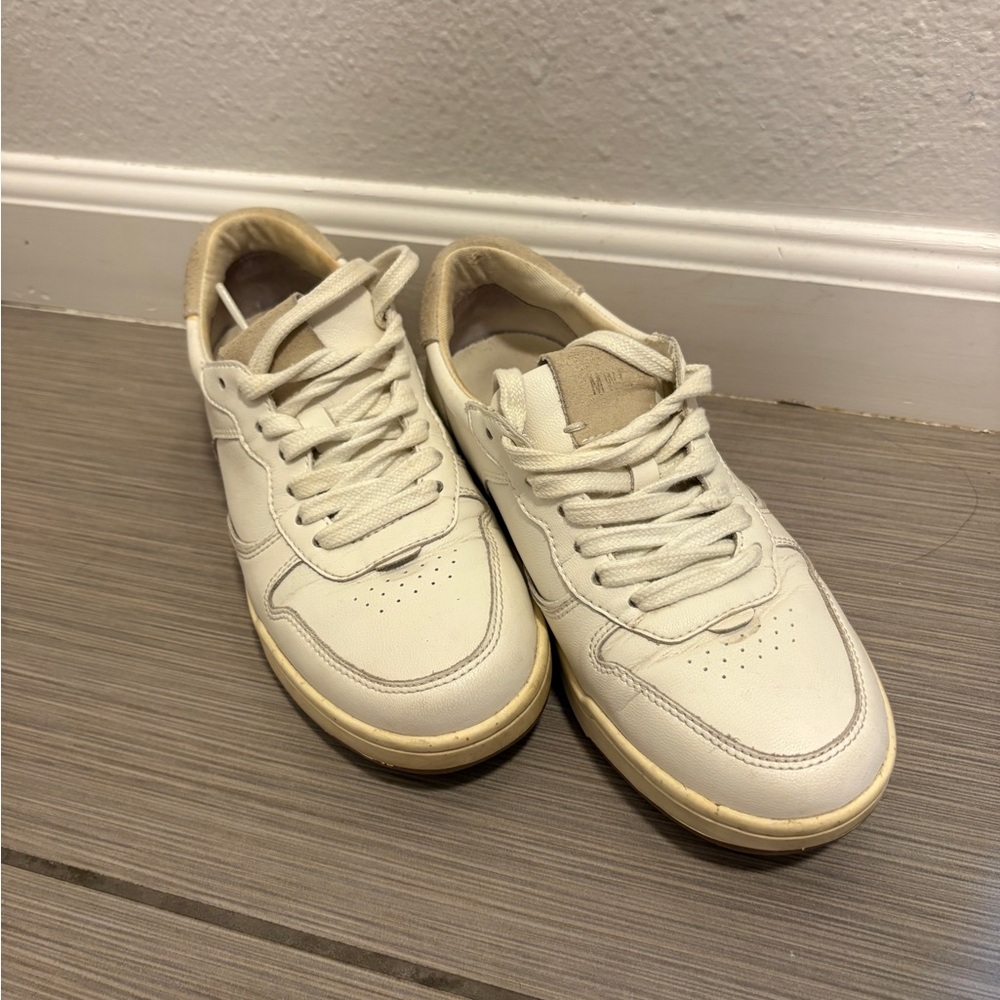 Madewell Court Sneakers in White Leather